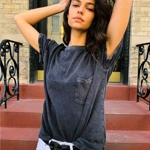 Free People Rubi Tee size S perfectly distressed